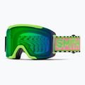 Ochelari de schi Smith Squad S2 slime static shag/chromapop everyday green mirror