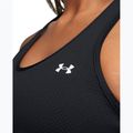 Tricou de antrenament pentru femei Under Armour HeatGear Armour Racer alb/negru 3