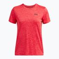 Tricou de antrenament pentru femei Under Armour Tech C-Twist racer red/black 3