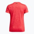 Tricou de antrenament pentru femei Under Armour Tech C-Twist racer red/black 4