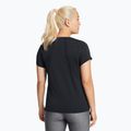 Tricou de antrenament Under Armour pentru femei Vanish Seamless Loose negru/antracit/alb 2