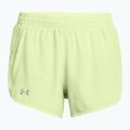 Pantaloni scurți de alergare pentru femei Under Armour Fly By 3" retro green/retro green/reflective