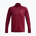 Bărbați Under Armour Launch Elite CW Half Zip cardinal / reflectorizant alergare hanorac 3