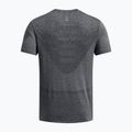 Tricou de alergare pentru bărbați Under Armour Seamless Stride tetra gri/reflectorizant 4