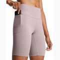 Pantaloni scurți de antrenament pentru femei Under Armour Motion Bike EMEA tetra gray/white 4