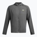 Geacă de alergare pentru bărbați  Under Armour Storm Run Hooded castlerock/morph green/reflective 3