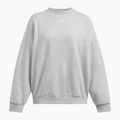 Under Armour femei Rival Fleece OS Crew mod gri lumină heather / alb hanorac