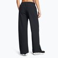 Pantaloni pentru femei Under Armour Rival Wide Leg black / white 3