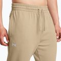 Pantaloni pentru bărbați Under Armour Rival Fleece Joggers city khaki/white 4