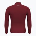 Longsleeve pentru bărbați Under Armour Elite Mock CG cardinal/metallic silver 2