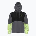 Geacă de antrenament pentru bărbați Under Armour Legacy Windbreaker castlerock/morph green