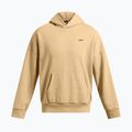 Hanorac pentru bărbați Under Armour Icon HWT Fleece Wash OS Hoodie camel/white 5