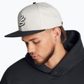 Șapcă pentru bărbați Under Armour Curry Flat Brim Snapback white clay/black 3