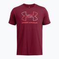 Tricou de antrenament pentru bărbați  Under Armour GL Foundation Update cardinal/racer red