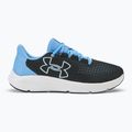 Under Armour Charged Pursuit 3 Big Logo pantofi de alergare pentru femei, negru/albastru orizont/alb 2
