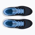 Under Armour Charged Pursuit 3 Big Logo pantofi de alergare pentru femei, negru/albastru orizont/alb 11