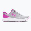 Under Armour Charged Surge 4 halo gri/vivid magenta/vivid magenta pantofi de alergare pentru femei 9