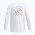 Longsleeve pentru bărbați Under Armour Curry Verbiage Heavyweight white/high vis yellow/black 6