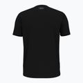 Tricou de antrenament pentru bărbați Under Armour Sliced Wordmark 60/40S black/horizon blue 2