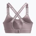 Sutien de antrenament Under Armour Infinity High 2.0 tetra gray/white 5