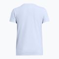 Tricou Under Armour pentru femei Rival Core hydro nimbus albastru/alb 2