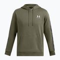 Hanorac pentru bărbați Under Armour Icon Fleece HD marine green/white 5