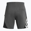 Pantaloni scurți pentru bărbați Under Armour Curry Splash Fleece Short castlerock full heather/black/white clay 2