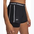 Pantaloni scurți de antrenament pentru femei Under Armour Tech Play Up 2in1 black / black / white 4