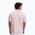 Tricou polo pentru bărbați Under Armour Tech Polo prime pink/pitch gray 2