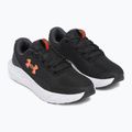 Încălțăminte de alergare pentru bărbați Under Armour Charged Surge 4 black/anthracite/ares red 3