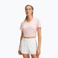 Tricou de antrenament pentru femei Under Armour Tech V-Twist prime pink/white