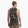 Tricou pentru bărbați Under Armour Project Rock Camo Tank city khaki/baroque green/white clay 2