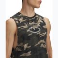 Tricou pentru bărbați Under Armour Project Rock Camo Tank city khaki/baroque green/white clay 3