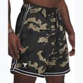 Pantaloni scurți pentru bărbați Under Armour Project Rock Mesh baroque green / white 4