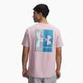 Tricou pentru bărbați Under Armour 60/40S Evol Logo prime pink/ether blue/white 2