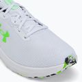 Încălțăminte de alergare pentru bărbați Under Armour Charged Pursuit 4 white/black/hyper green 7
