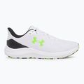 Încălțăminte de alergare pentru bărbați Under Armour Charged Pursuit 4 white/black/hyper green 8