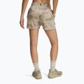 Pantaloni scurți pentru femei Under Armour Project Rock Terry city khaki / hyper green 3