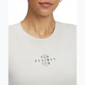 Tricou pentru femei Under Armour Project Rock Campus white clay/black 3