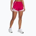 Pantaloni scurți de alergare pentru femei Under Armour Fly By 2in1 shaded fuchsia / prime pink / reflective