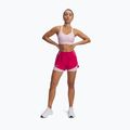 Pantaloni scurți de alergare pentru femei Under Armour Fly By 2in1 shaded fuchsia / prime pink / reflective 2