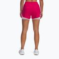 Pantaloni scurți de alergare pentru femei Under Armour Fly By 2in1 shaded fuchsia / prime pink / reflective 3