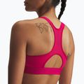 Sutien de antrenament Under Armour HeatGear Armour High shaded fuchsia 3