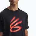 Tricou pde baschet Under Armour Curry Playable 1 Tee black/fire 3