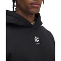 Hanorac pentru bărbați Under Armour Curry Splash Hoodie black / white clay 3