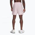 Pantaloni scurți de antrenament pentru bărbați Under Armour Woven Wordmark prime pink/black 3