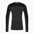 Longsleeve termoactiv pentru bărbați Smartwool Classic Thermal Merino Base Layer Colorblock Crew Boxed charcoal/honey gold 4