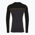 Longsleeve termoactiv pentru bărbați Smartwool Classic Thermal Merino Base Layer Colorblock Crew Boxed charcoal/honey gold 5