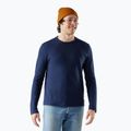 Longsleeve de trekking pentru bărbați Smartwool Perfect Crew deep navy