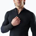 Bluză termoactivă pentru bărbați Smartwool Intraknit Thermal Merino Base Layer 1/4 Zip charcoal/nightfall blue 2